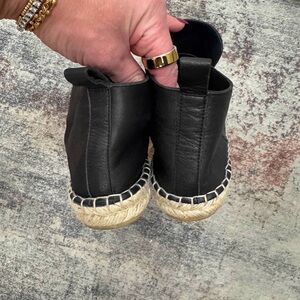 Black Espadrille Women Shoes